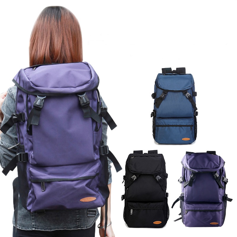 登山バッグ 防水 バッグパック 大容量 ファスナー リュックサック ハイキング用  キャンプ アウトドア 防災 軽量 通勤 遠足 旅行 PC収納