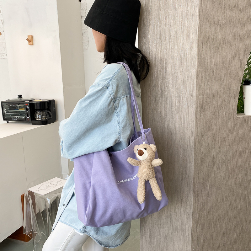 キャンバスバッグ　ハンドバッグ　手提げ　ショルダー　ショッピング　大容量　エコ　