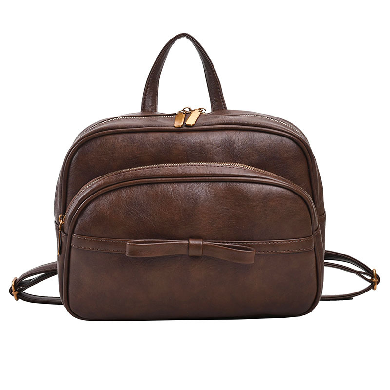 リュック　日本風　韓国風　革　可愛い　2way掛け　バックパック　学生風