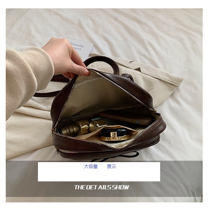 リュック　日本風　韓国風　革　可愛い　2way掛け　バックパック　学生風