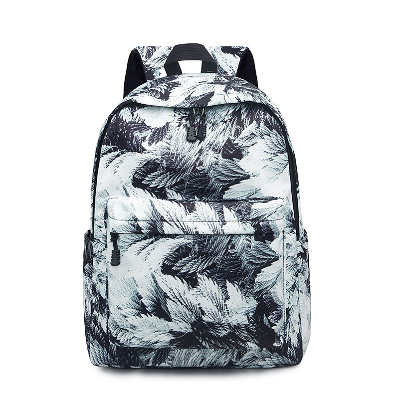 リュックサック　バックパック　カラフルプリント　学生　カジュアル　通学　塾通い