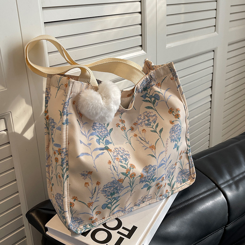 トートバッグ　総柄　学生　カジュアル　通勤通学通用　大容量　日本向けバッグ工場