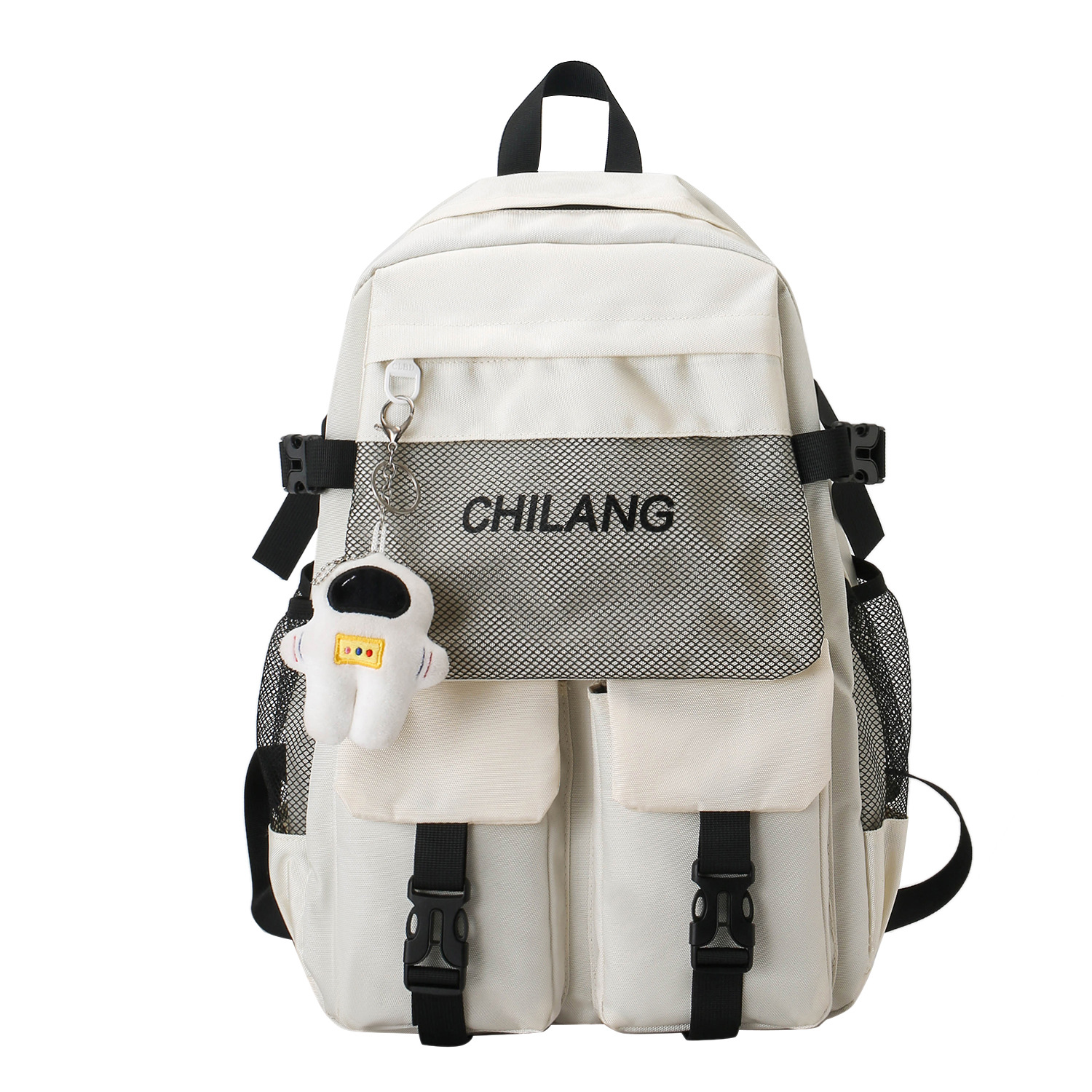 カジュアル　バックパック　学生風　大容量　リュックサック　シンプルながら大容量