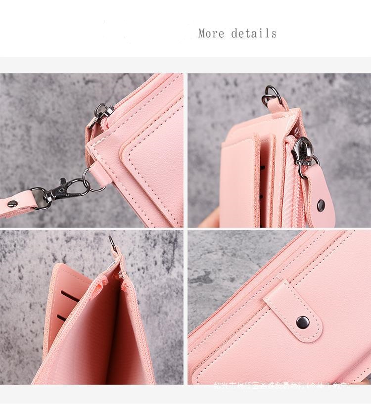 レディース　ガールズ　大容量　高品質　PUレザー　長財布　