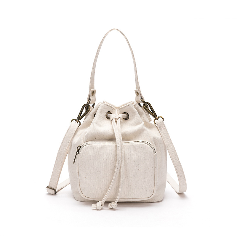レディース　巾着風　ワンショルダーバッグ　手提げバッグ　高品質　バケットバッグ