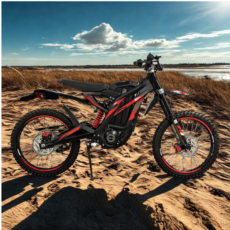 6kW Electric Dirt Bike - 75-Mile Torque Monster for Off-Road Trails