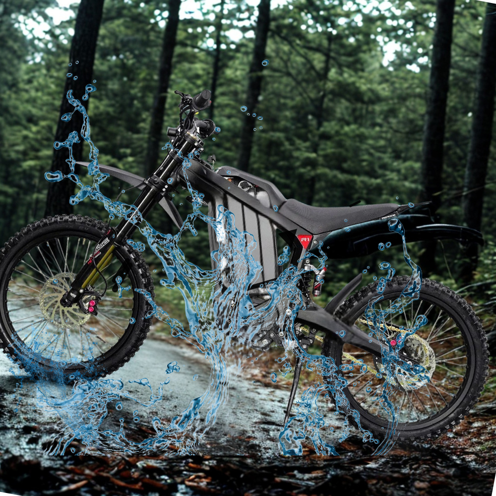 330Nm Torque Dirt Motorcycle R1 | 8000W Max Power, Forged Aluminum Frame, 100kg Load-Silent Off-Road Trail Beast