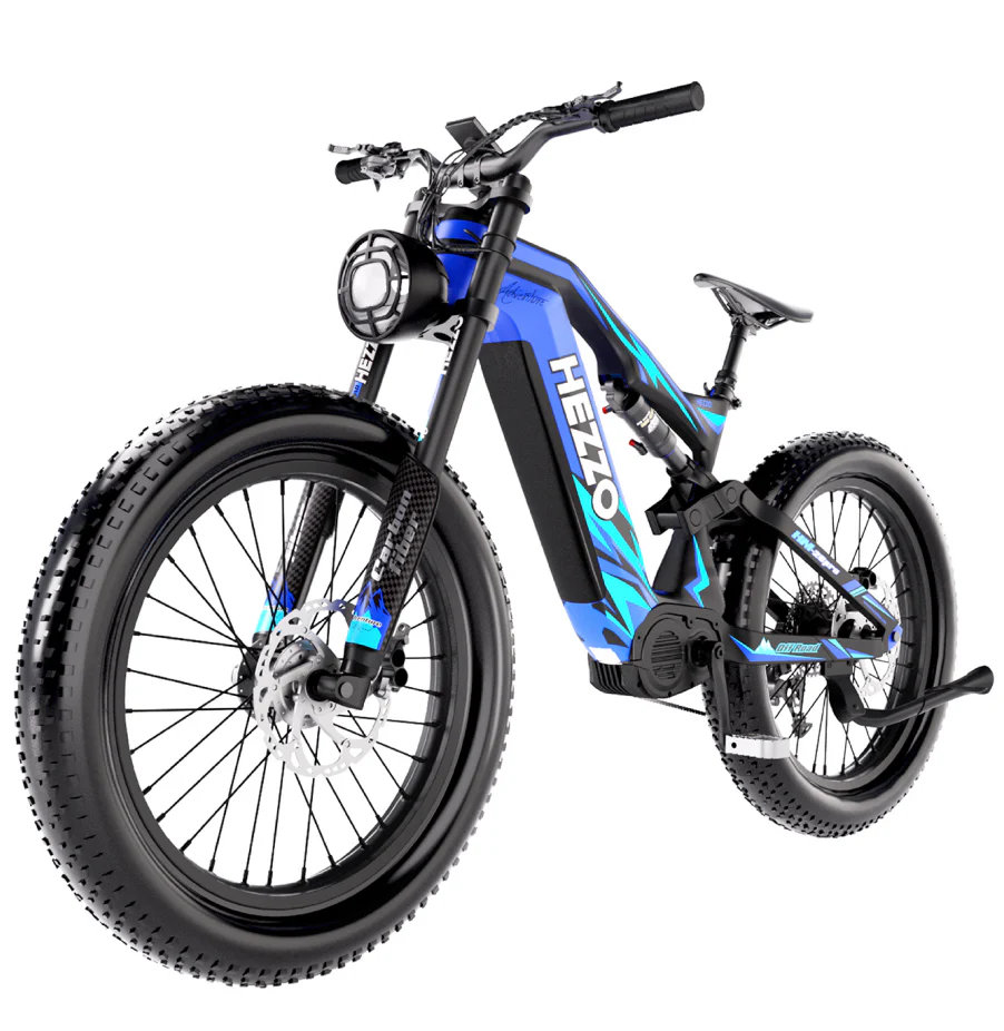 HEZZO K9 Fat Tire Electric Bike 52V 21AH