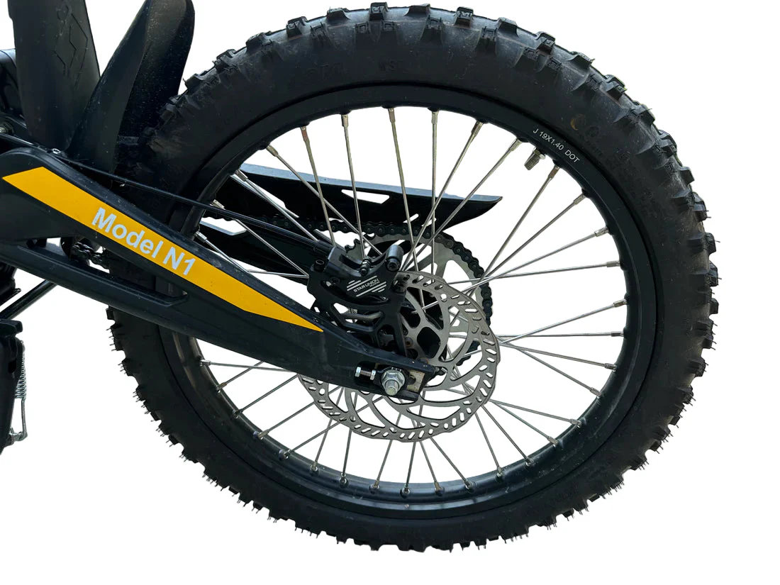 72V 4KW Middle Hub Natkie N1 All-Terrain Electric Motorcycle
