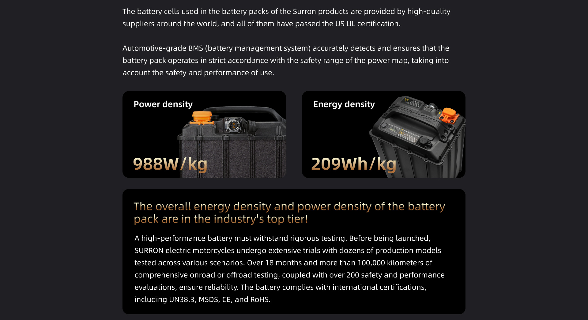 2026 Carbon Black Ultra Bee Edition 24.5KW 74V 60AH SurRon Electric Dirt Bike Motorbike Motorcycle for Sale