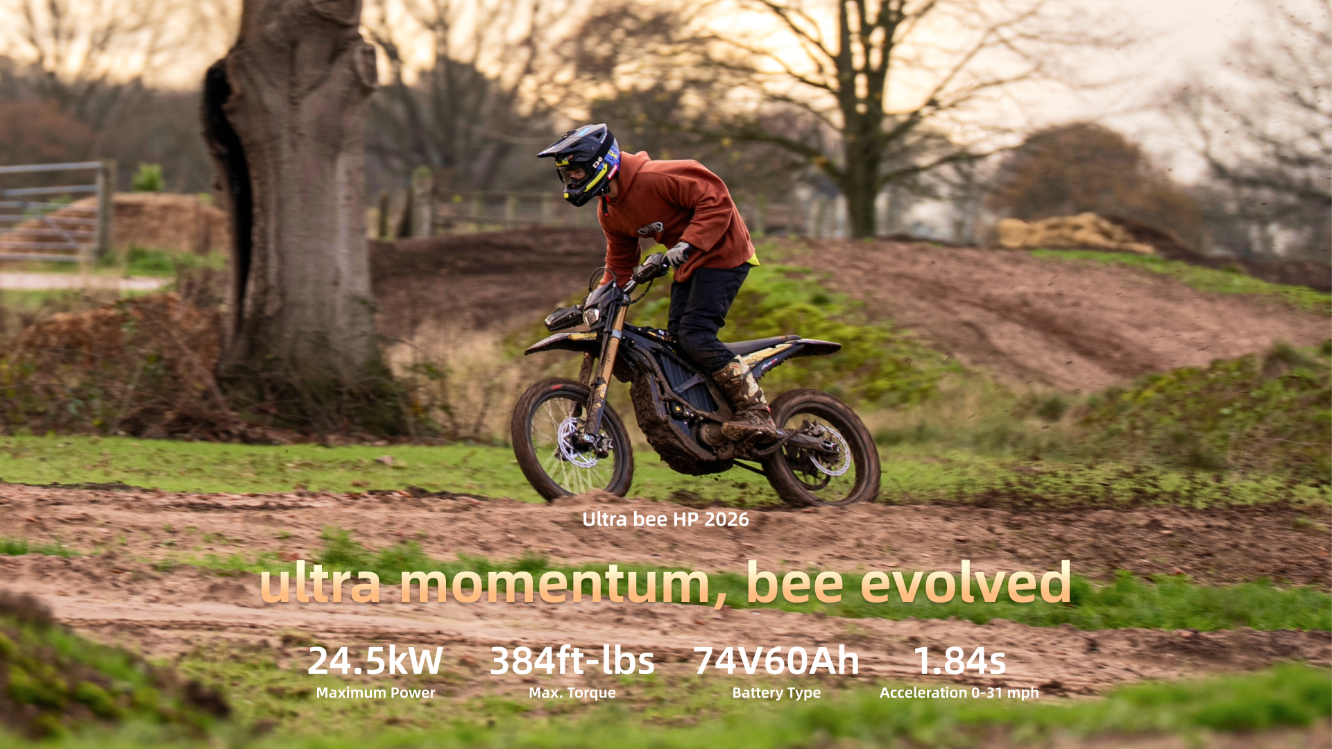 2026 Carbon Black Ultra Bee Edition 24.5KW 74V 60AH SurRon Electric Dirt Bike Motorbike Motorcycle for Sale