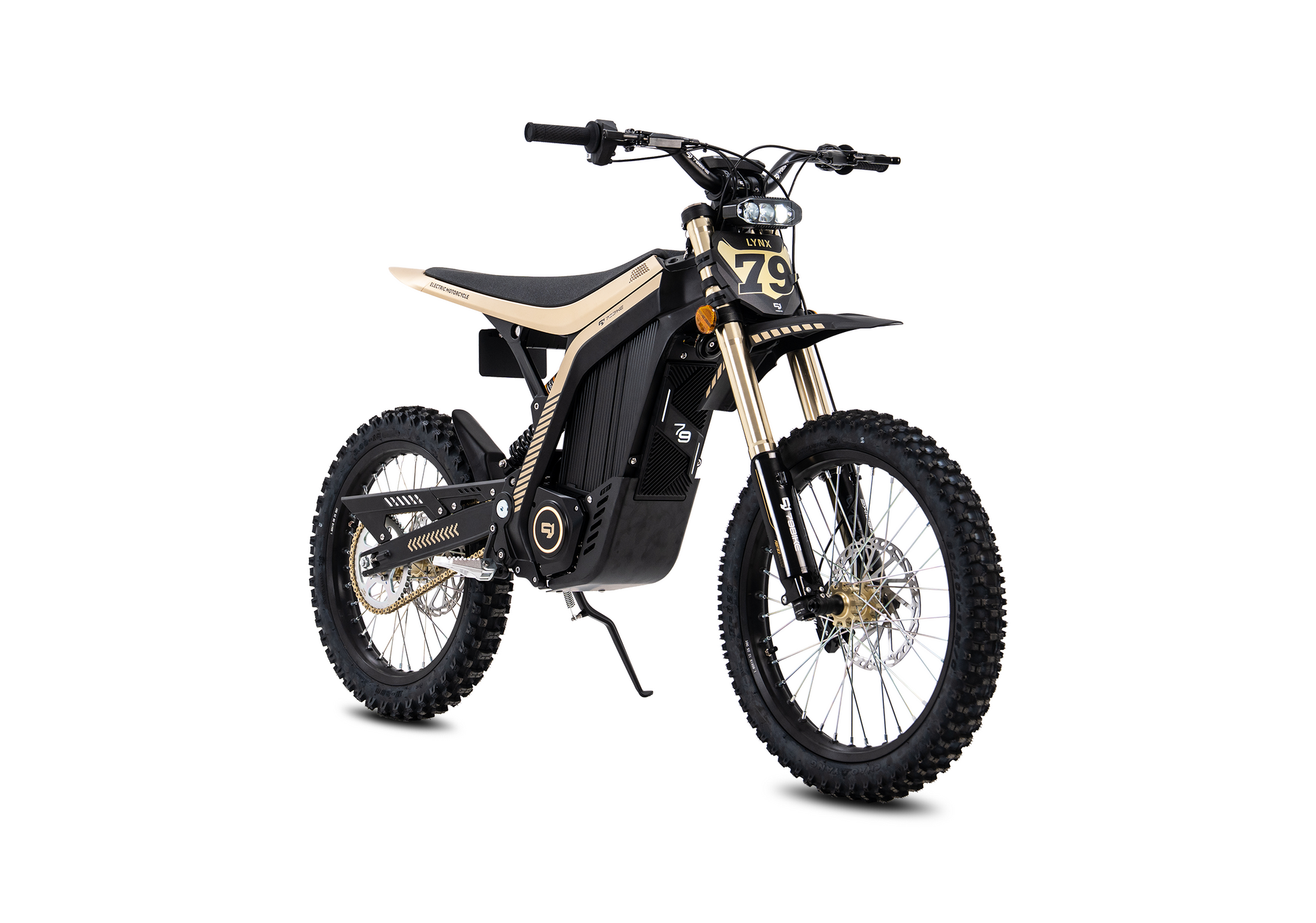 79Bike Lynx 12kW Mid-Drive Electric Dirt Bike – USA Warehouse In Stock, 72V 40Ah LG Battery, 410N·m Torque, FastAce Suspension, Built-in Bluetooth Speaker, 75-Mile Off-Road E-Moto