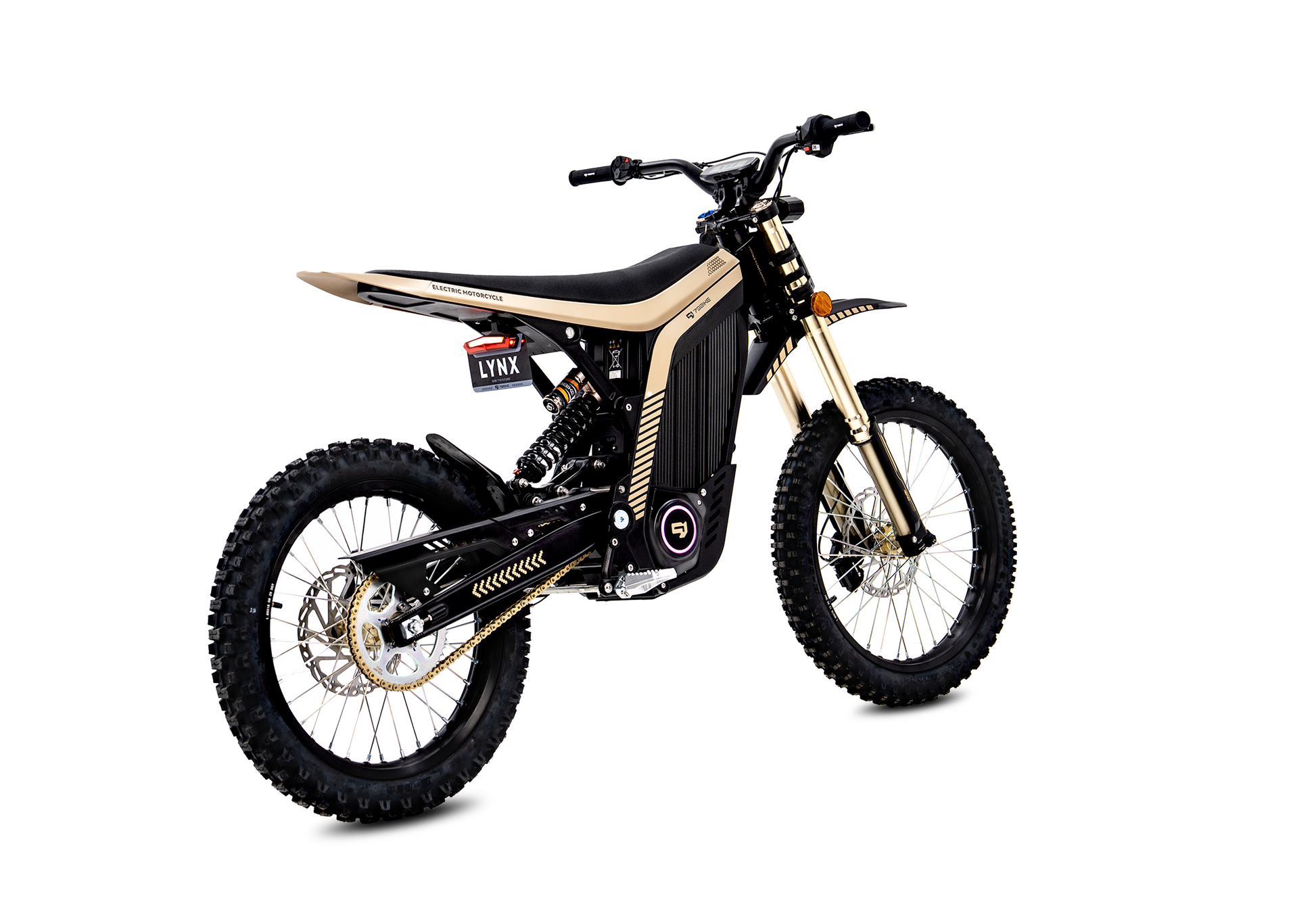 79Bike Lynx 12kW Mid-Drive Electric Dirt Bike – USA Warehouse In Stock, 72V 40Ah LG Battery, 410N·m Torque, FastAce Suspension, Built-in Bluetooth Speaker, 75-Mile Off-Road E-Moto