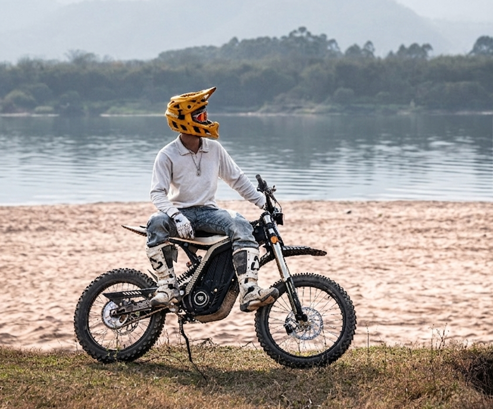 79Bike Lynx 12kW Mid-Drive Electric Dirt Bike – USA Warehouse In Stock, 72V 40Ah LG Battery, 410N·m Torque, FastAce Suspension, Built-in Bluetooth Speaker, 75-Mile Off-Road E-Moto