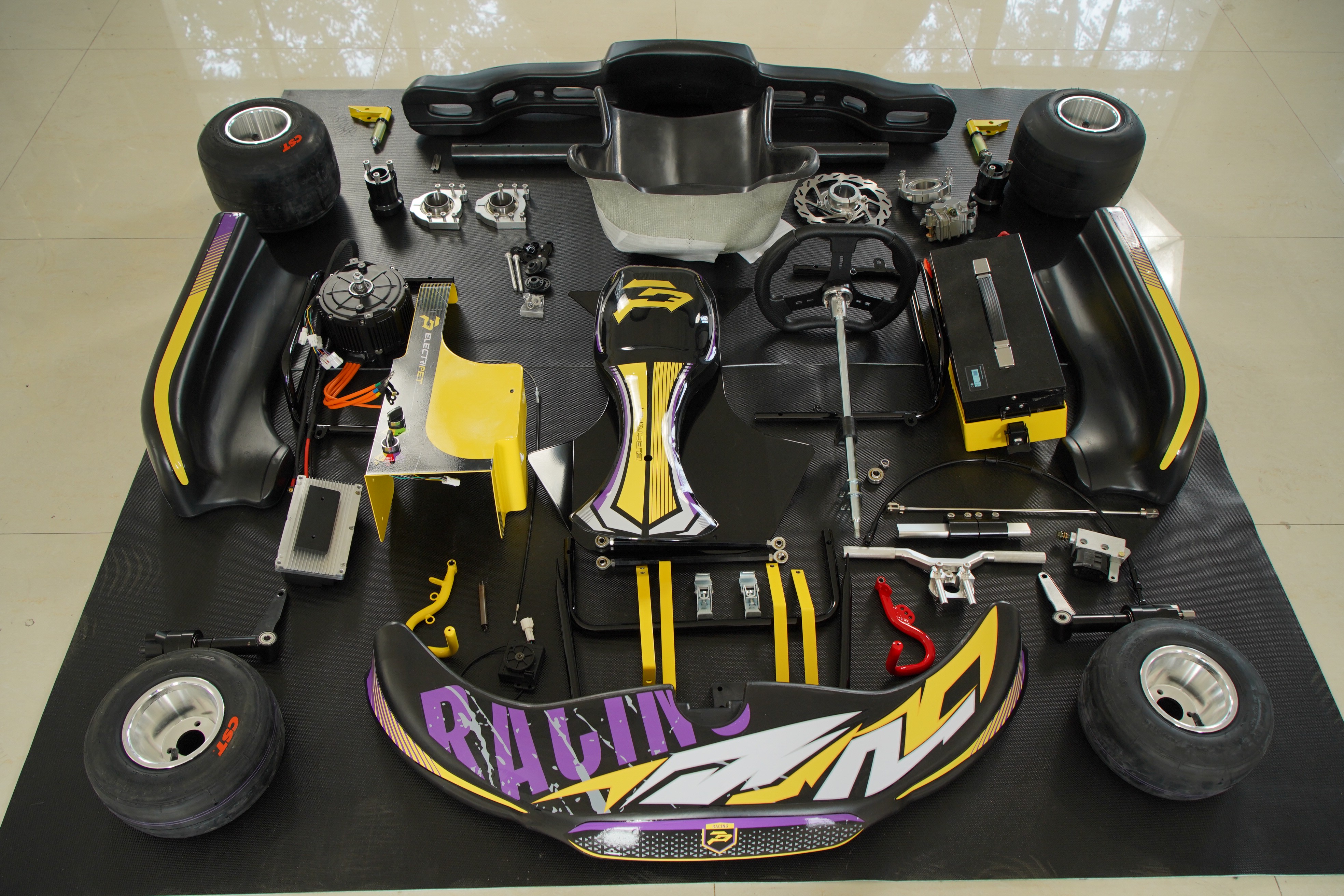 ESU F1-SE Pro Racing Electric Go-Kart – USA Warehouse In Stock, 15kW Peak Power, 72V 50Ah Battery, 220N·m Torque, Boost Mode 90km/h, 2.5H Fast Charging, Off-Road/Pro Kart