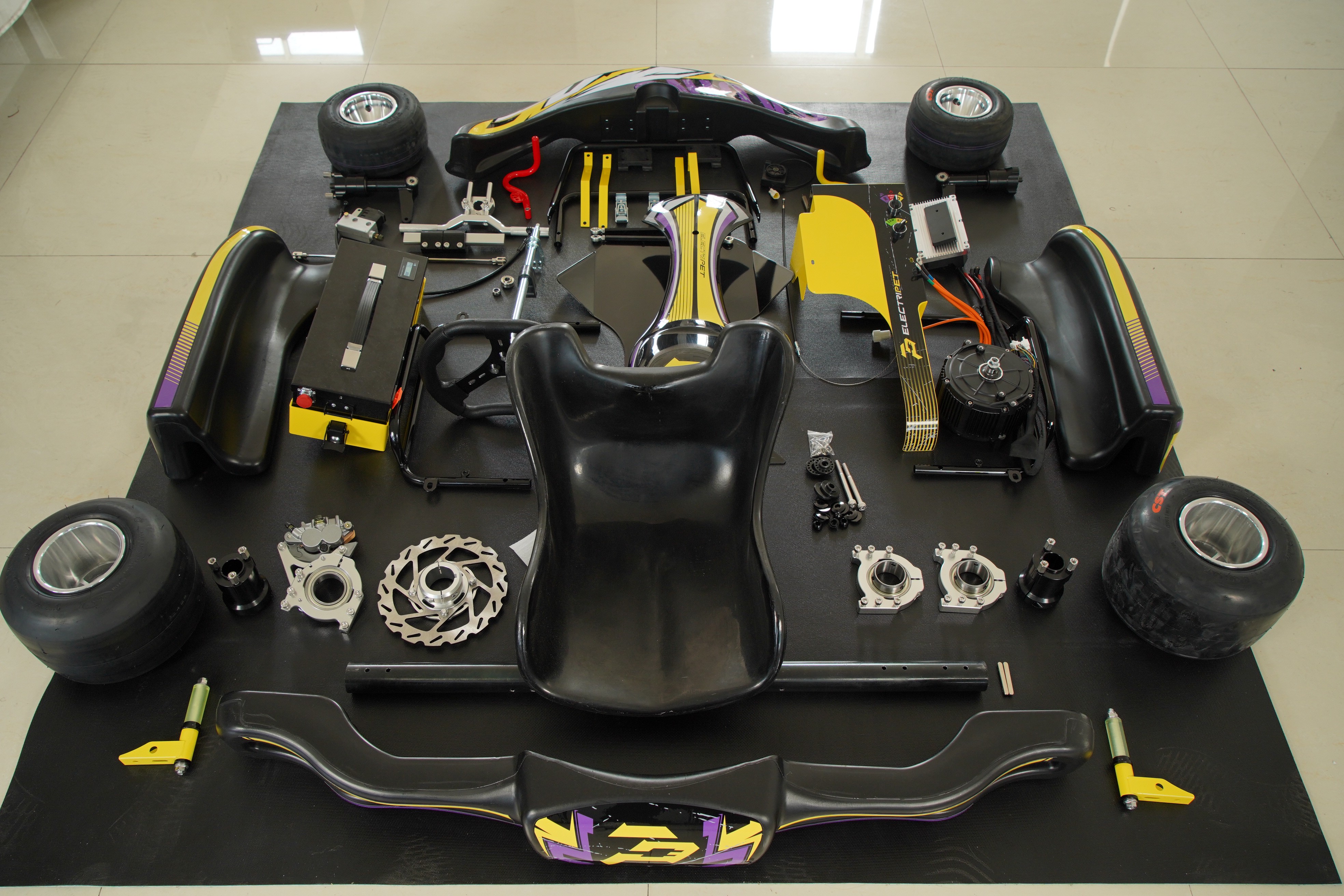 ESU F1-SE Pro Racing Electric Go-Kart – USA Warehouse In Stock, 15kW Peak Power, 72V 50Ah Battery, 220N·m Torque, Boost Mode 90km/h, 2.5H Fast Charging, Off-Road/Pro Kart
