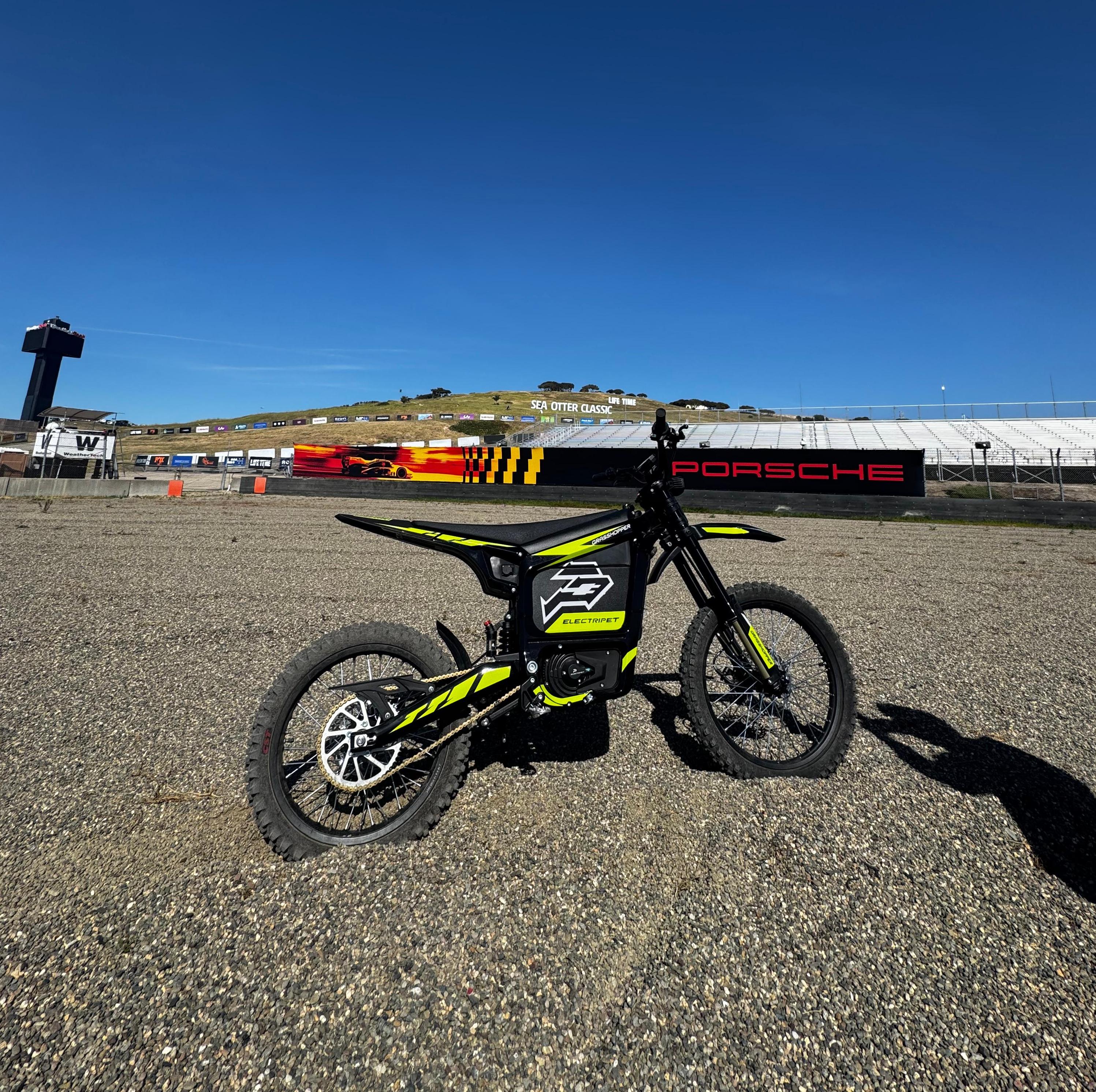 ESU Grasshopper 17kW Mid-Drive Electric Dirt Bike – USA Stock In Stock, 72V 60Ah Battery, 430N·m Torque, 68 MPH Top Speed, 150 km @25km/h Range, Forged Aluminum Frame, Off-Road E-Moto