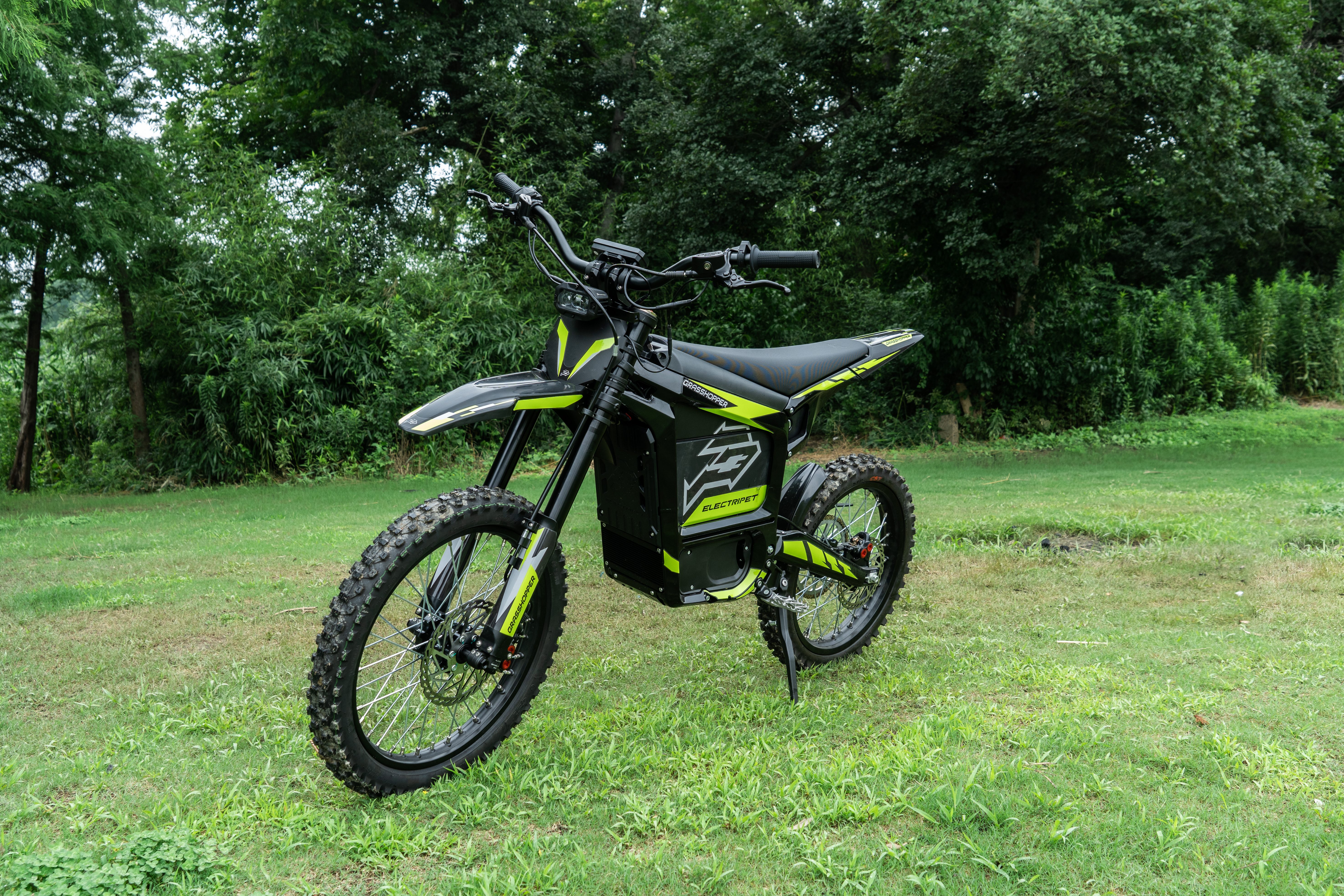 ESU Grasshopper 17kW Mid-Drive Electric Dirt Bike – USA Stock In Stock, 72V 60Ah Battery, 430N·m Torque, 68 MPH Top Speed, 150 km @25km/h Range, Forged Aluminum Frame, Off-Road E-Moto