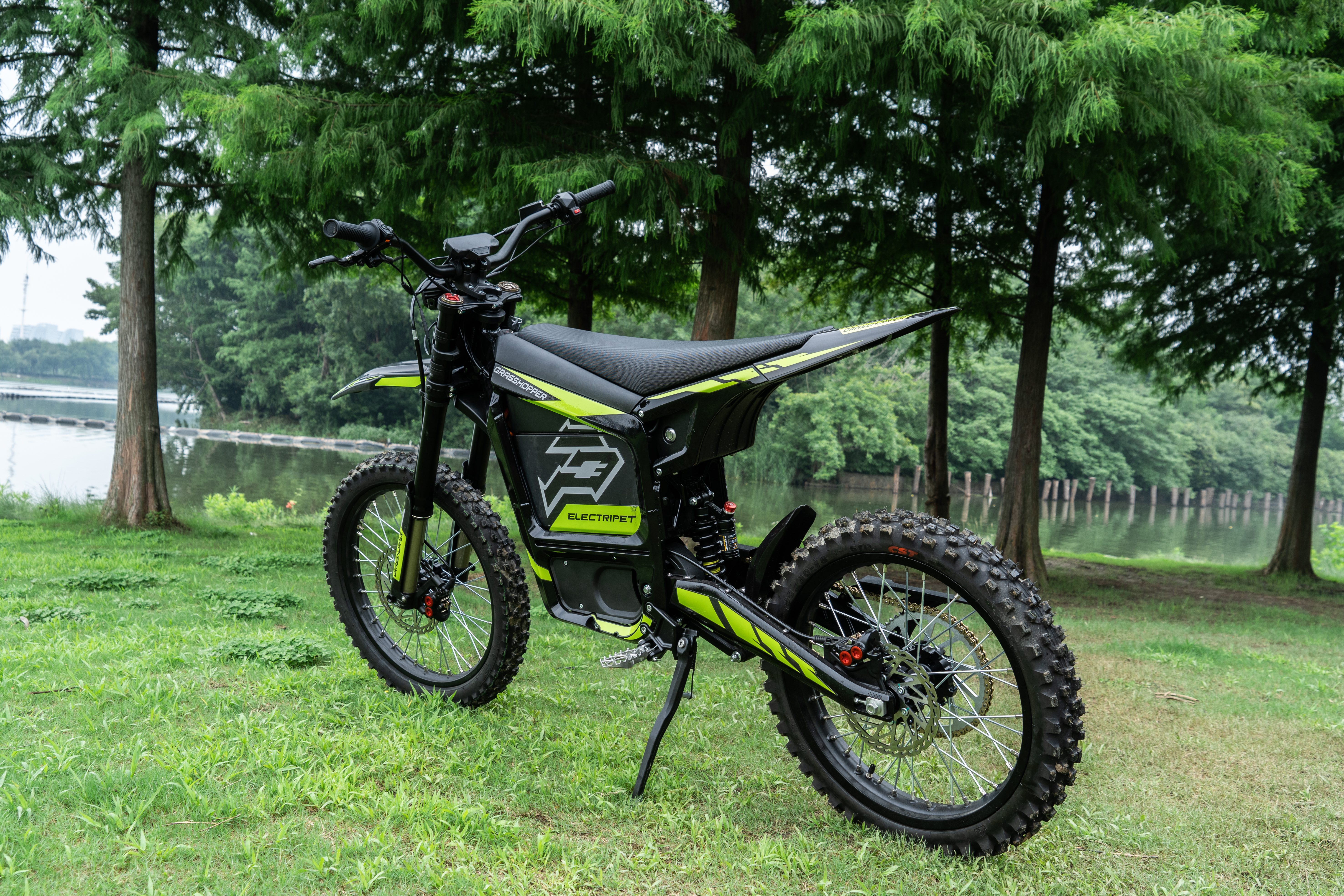 ESU Grasshopper 17kW Mid-Drive Electric Dirt Bike – USA Stock In Stock, 72V 60Ah Battery, 430N·m Torque, 68 MPH Top Speed, 150 km @25km/h Range, Forged Aluminum Frame, Off-Road E-Moto
