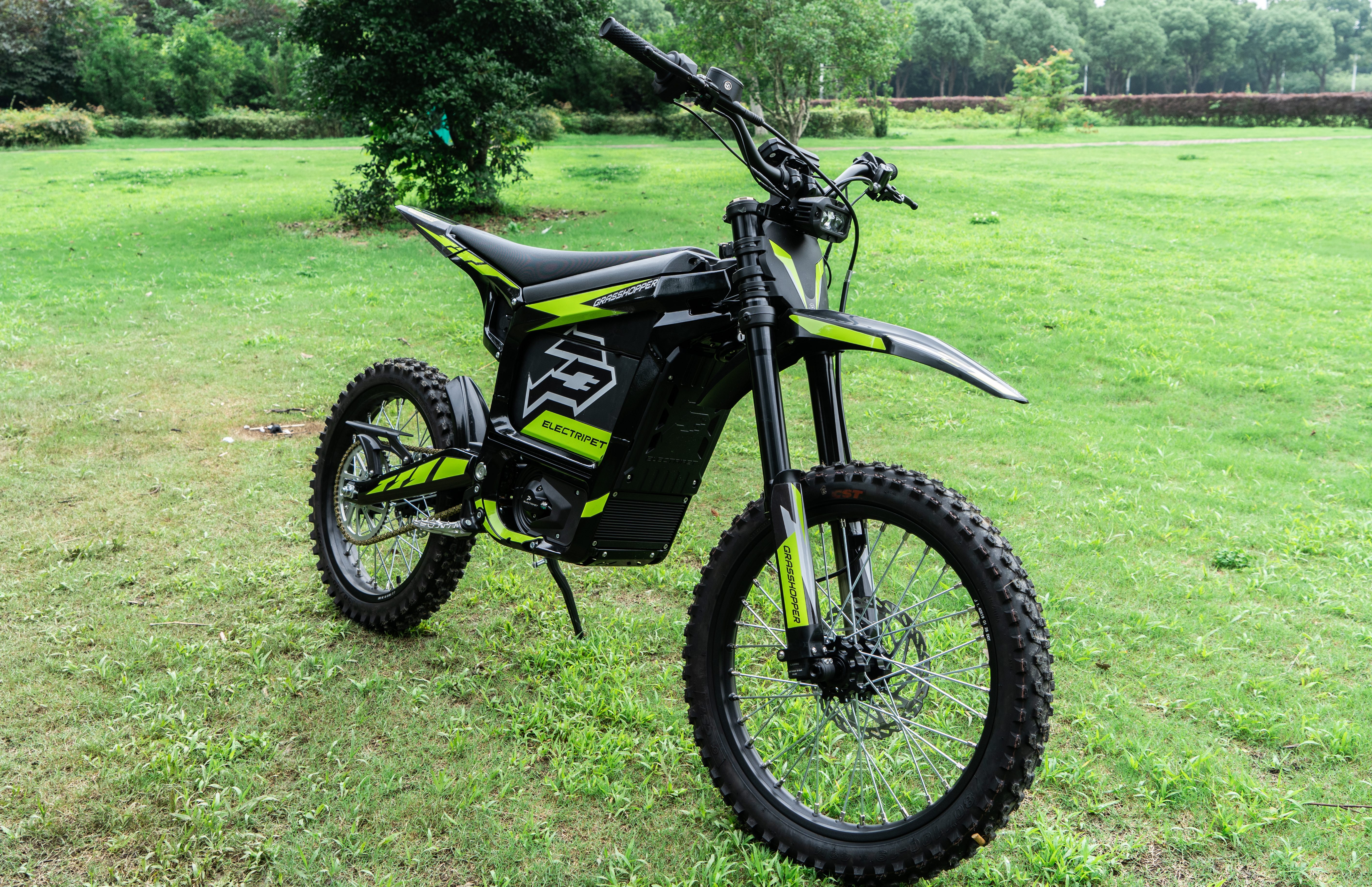 ESU Grasshopper 17kW Mid-Drive Electric Dirt Bike – USA Stock In Stock, 72V 60Ah Battery, 430N·m Torque, 68 MPH Top Speed, 150 km @25km/h Range, Forged Aluminum Frame, Off-Road E-Moto