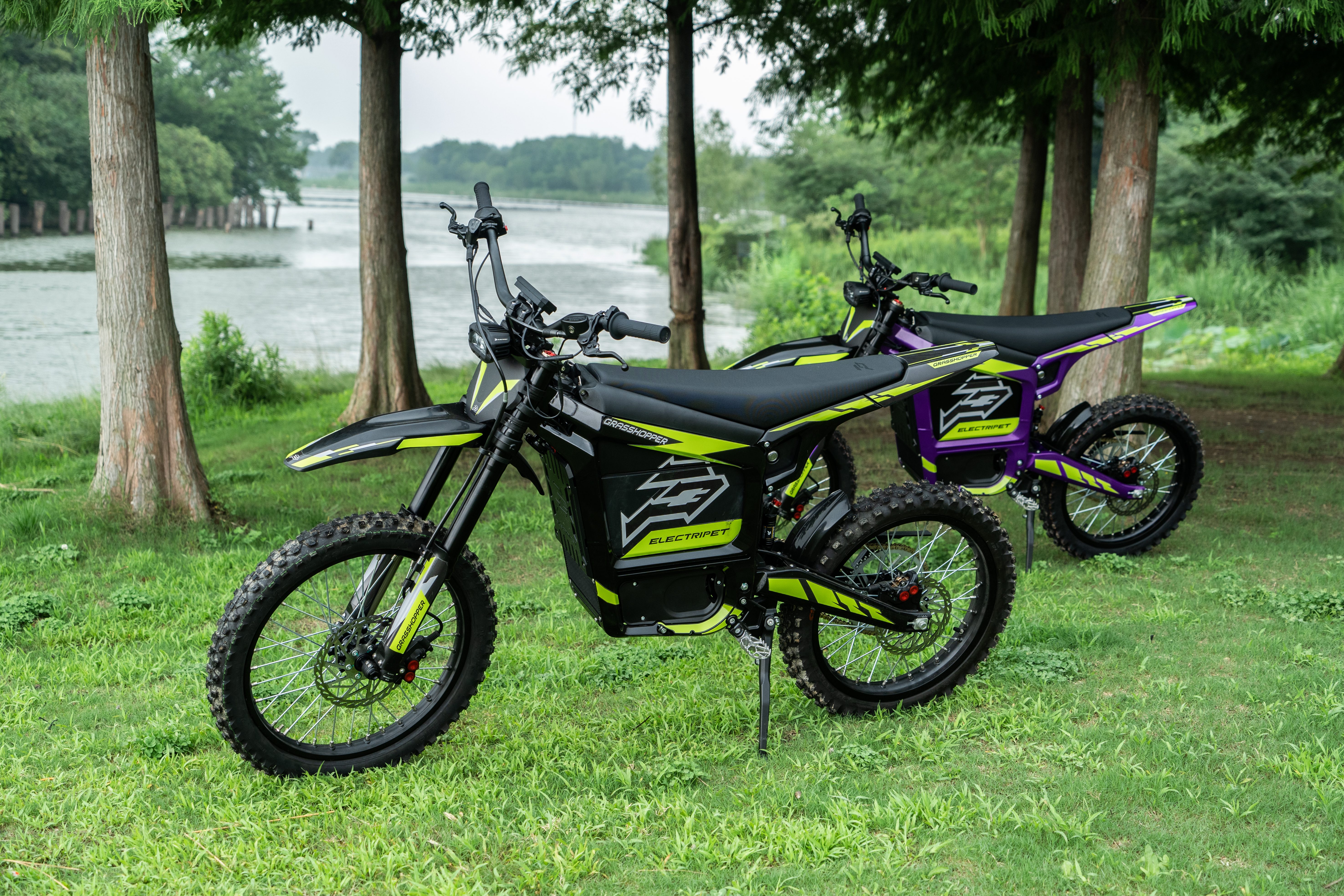 ESU Grasshopper 17kW Mid-Drive Electric Dirt Bike – USA Stock In Stock, 72V 60Ah Battery, 430N·m Torque, 68 MPH Top Speed, 150 km @25km/h Range, Forged Aluminum Frame, Off-Road E-Moto
