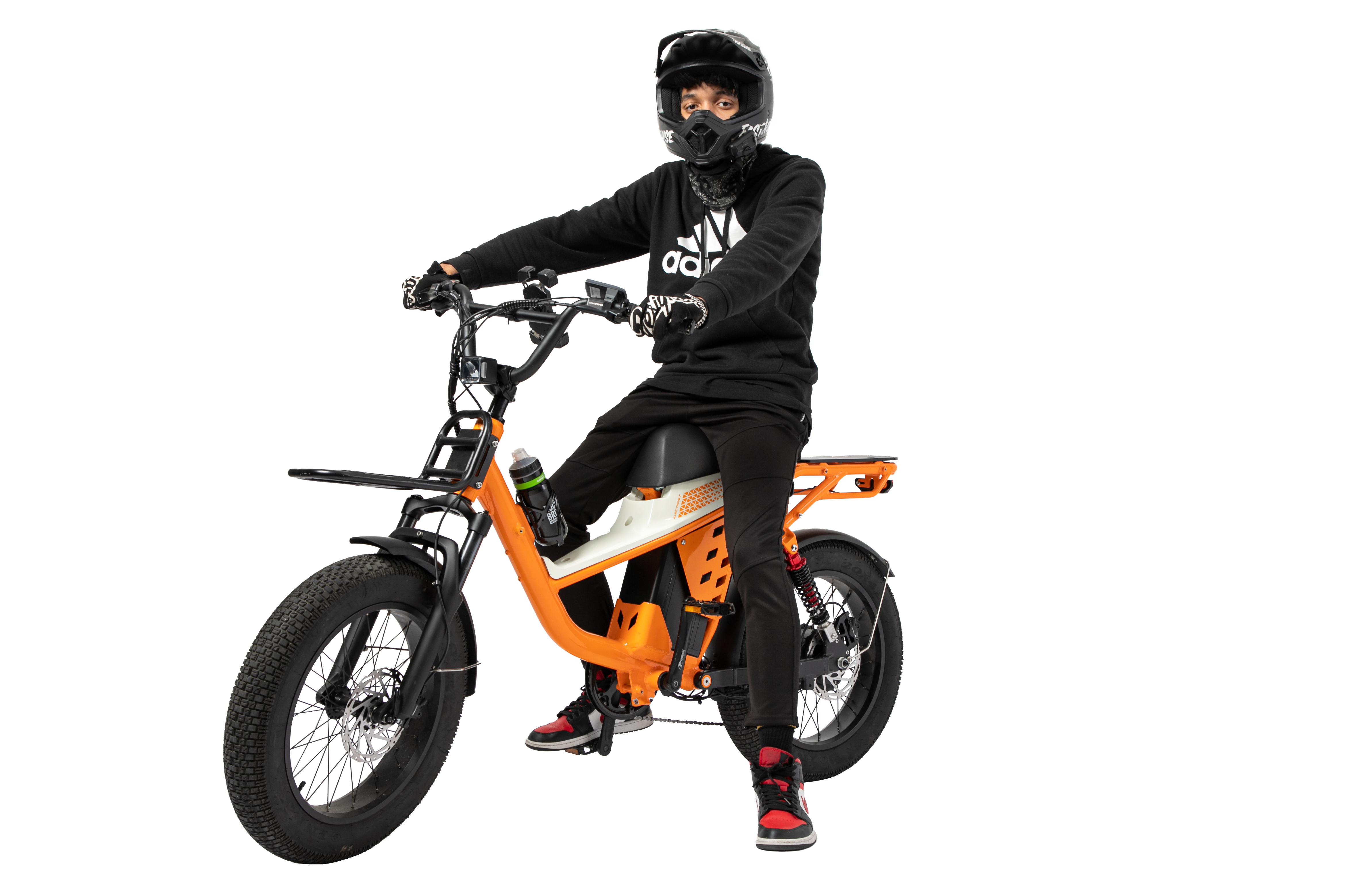 ESU ES-01 1500W Peak Fat Tire Electric Bike 48V 50Ah 120-Mile Range 400 lb Payload Cargo E-Bike for Camping