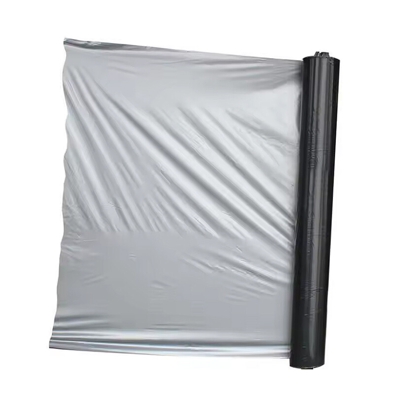 Agricultural silver black mulch film, weed control film, black weed control film