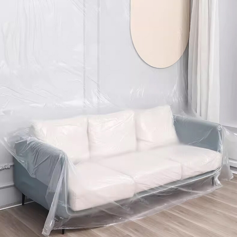 Plastic film for moisture-proof and dust-proof packaging