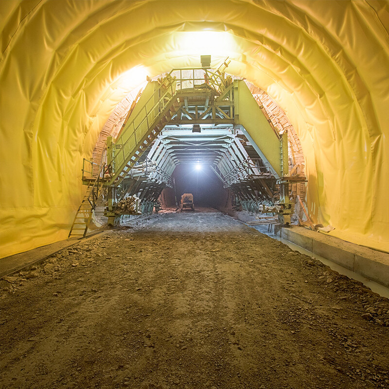 PVC (polyvinyl chloride) geomembrane