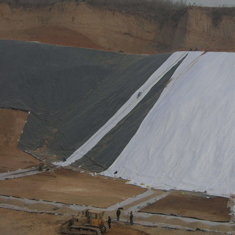 Non Woven Staple Fiber Geotextile For Reinforcement Fabric Professional 100% PP Material