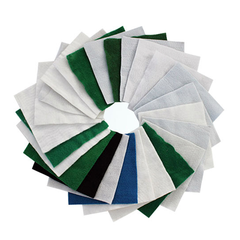 PET Short Fiber Non Woven Geotextile Fabric for Road