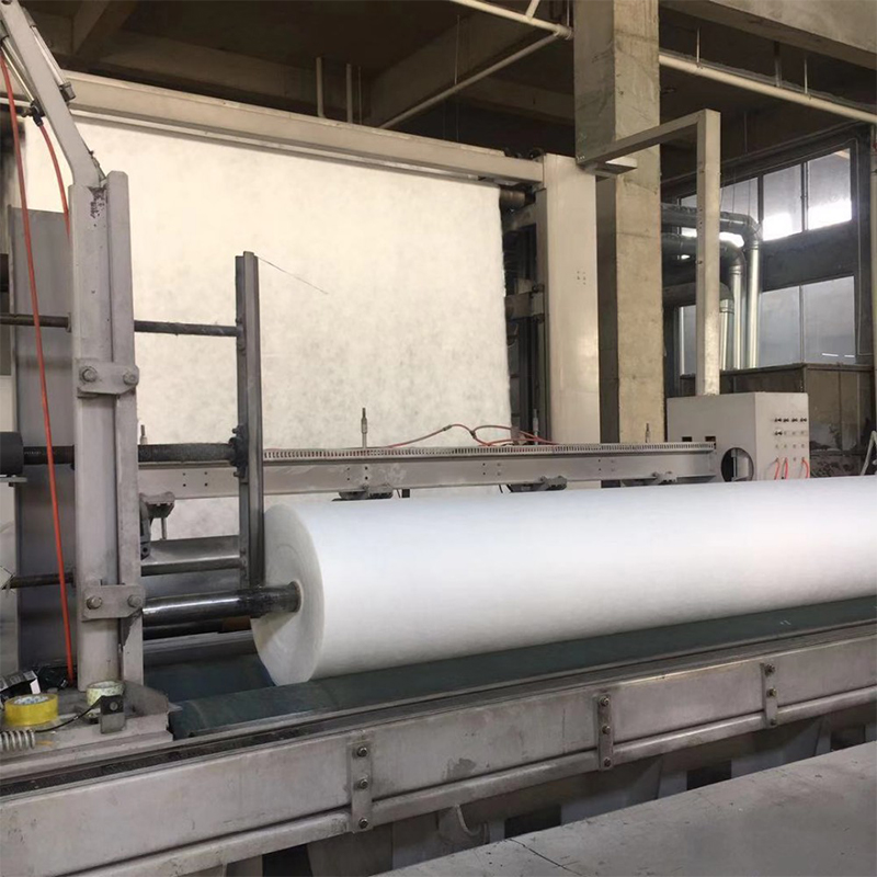 100% PP Material Non Woven Staple Fiber Geotextile For Reinforcement Fabric