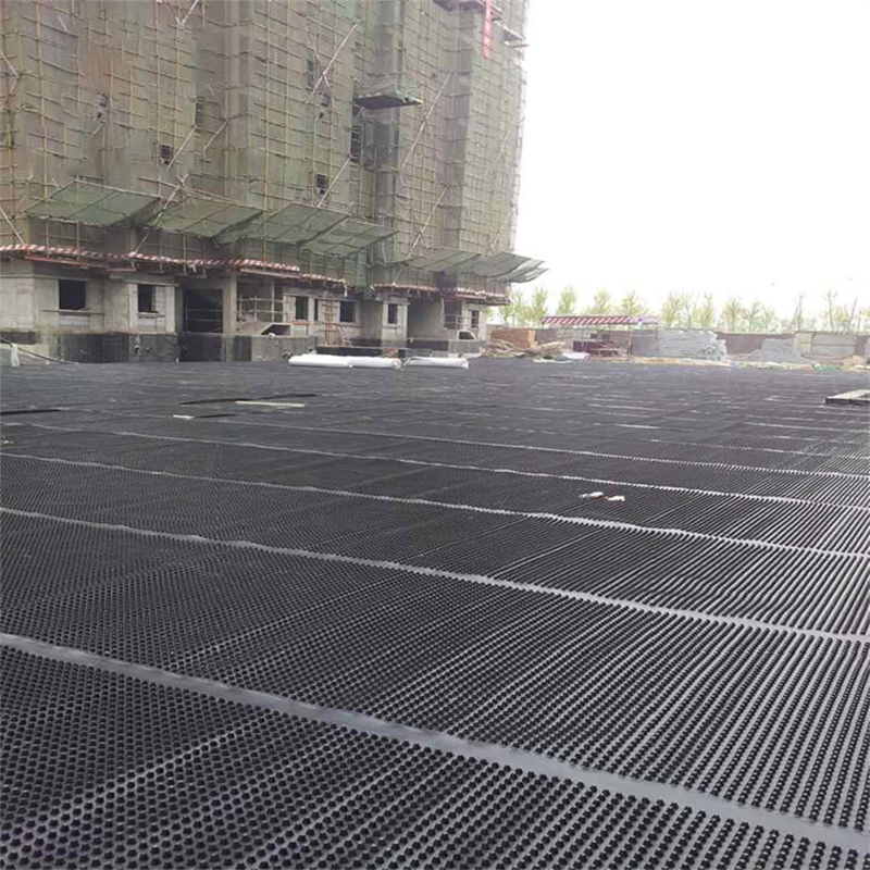 Plastic drainage board drainage cell plate sheet