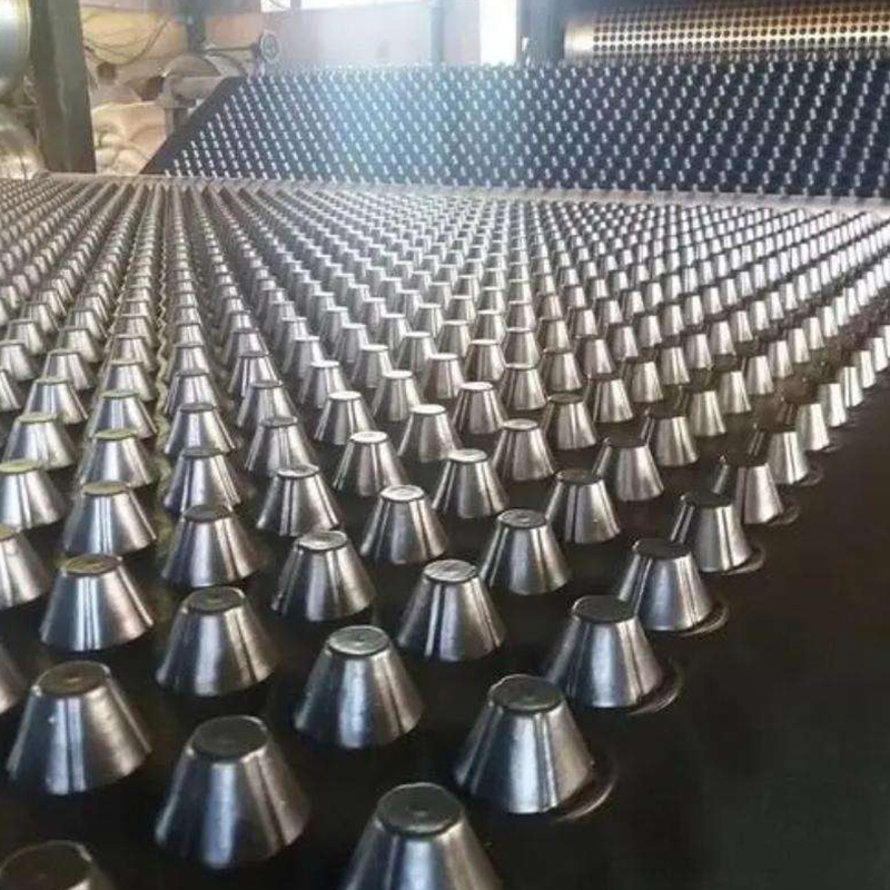 Eco-friendly Construction Waterproof Plastic Sheet HDPE Drainage Board Dimple Membrane Drain Mat