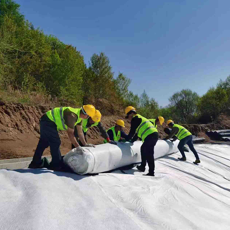 HDPE three-dimensional composite geotechnical drainage network