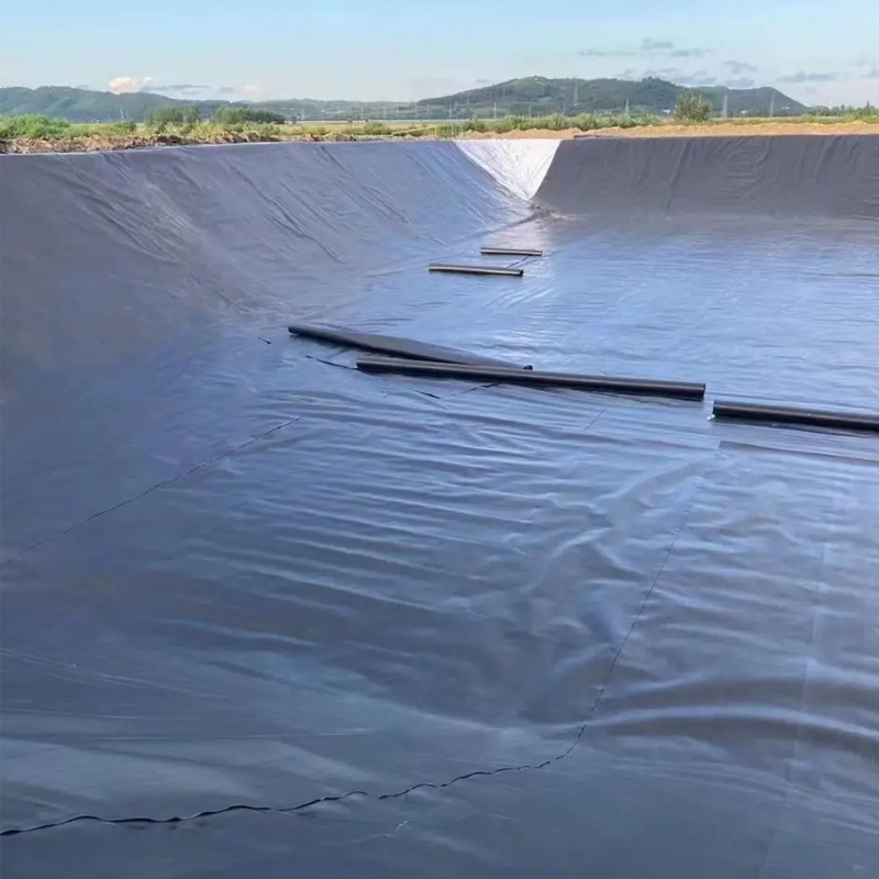 0.75mm to 1.2mm Fish Farm HDPE EVA Geomembrane Liner Pond