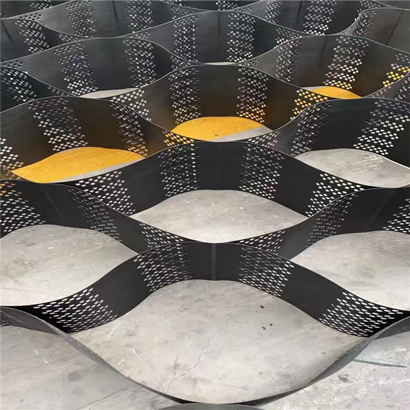 Extured And Perforated HDPE Geocell Ground Enhancement Cellular System Geo Cell