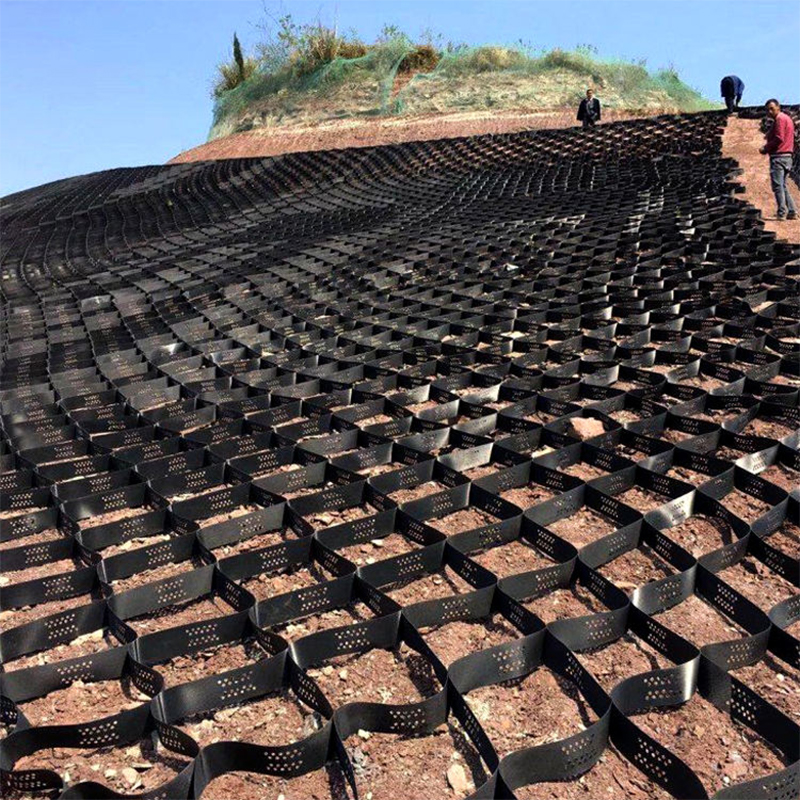 HDPE Geocell /Geotech Lattice for gravel driveway paver slop protection