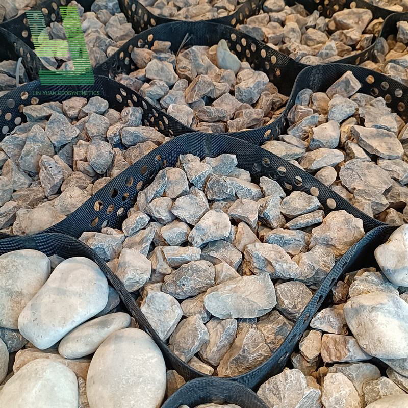 HDPE Geocell /Geotech Lattice for gravel driveway paver slop protection