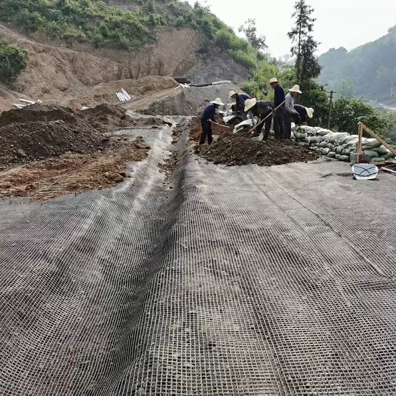 Construction Geogrid polypropylene pp biaxial geogrid