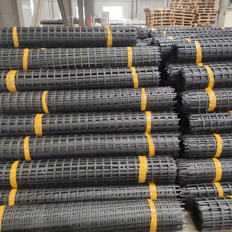 Construction Geogrid polypropylene pp biaxial geogrid