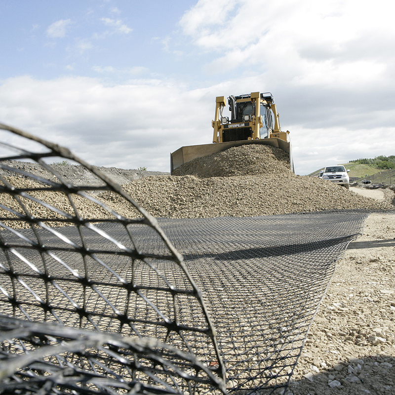 Construction Geogrid polypropylene pp biaxial geogrid