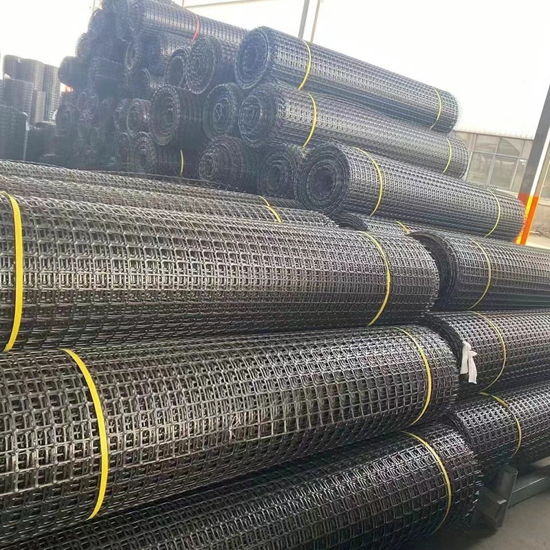 High Strength biaxial geogrid glass fiber geogrid Construction Geogrid