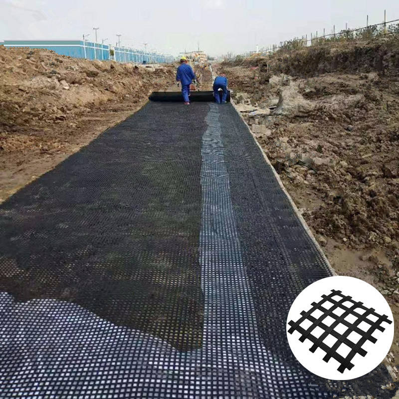 Bitumen Coating Road Paving Material glass fiber geogrid