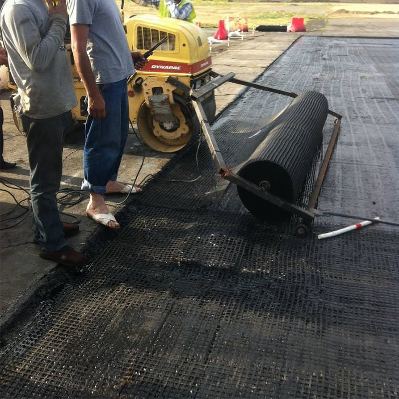 Gravel geogrid fiberglass Geogrid pavers for driveway basalt fiber mesh