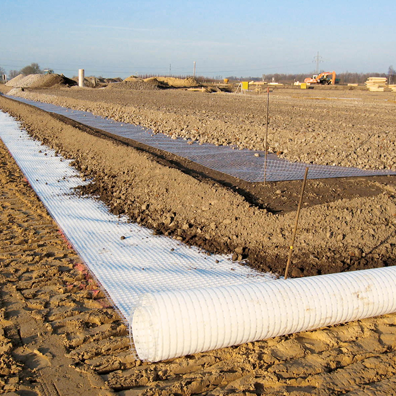 Gravel geogrid fiberglass Geogrid pavers for driveway basalt fiber mesh