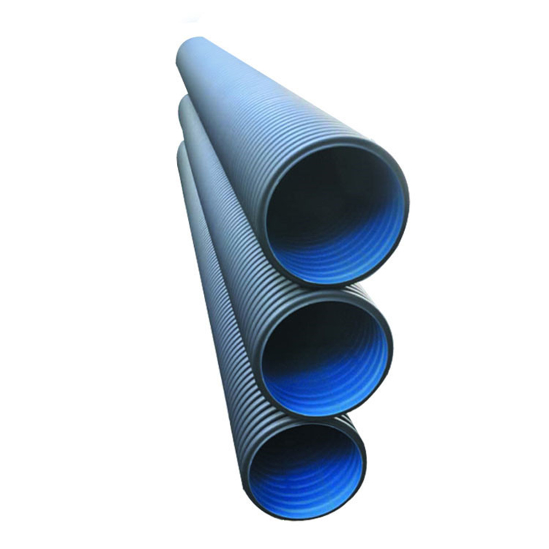 200mm to 800mm grand diameter HDPE double wall corrugated pipe sewer drain pipe