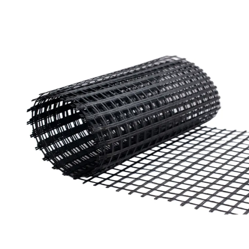Factory price ground reinforcement steel-plastic Construction Geogrid