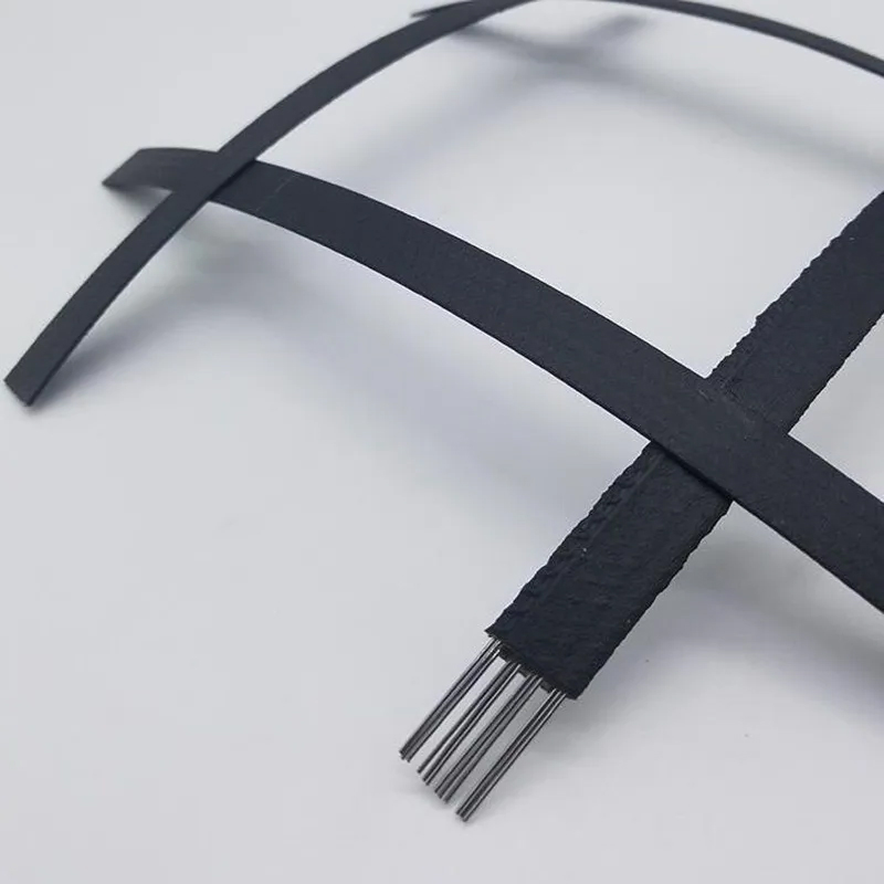 Factory price ground reinforcement steel-plastic Construction Geogrid