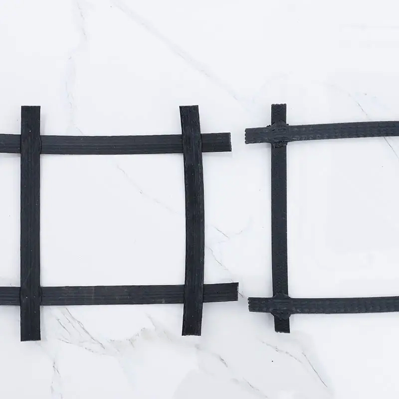 Factory direct sale High Quality PP steel-plastic compound Geogrid for Road